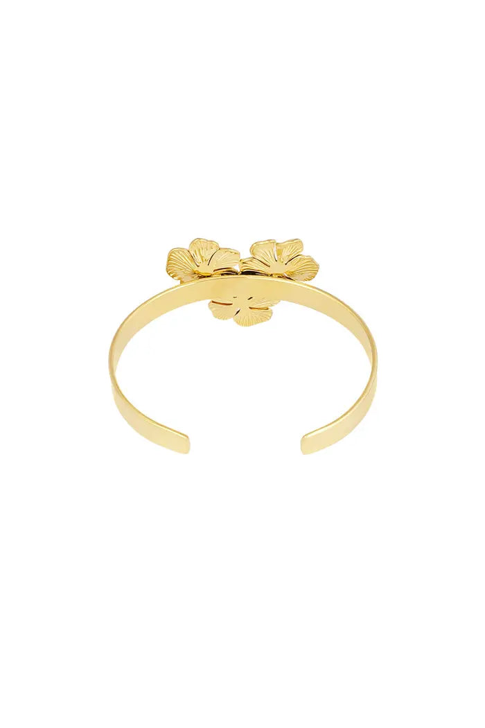 Bracciale floreale  - oro